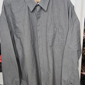 Lowest Price! Van Heusen Men's Charcoal Button-Down Shirt
